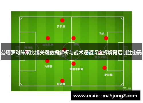 劳塔罗对阵莱比锡关键数据解析与战术逻辑深度拆解背后制胜密码